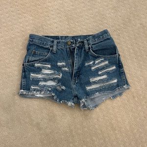 Dark blue Jean shorts